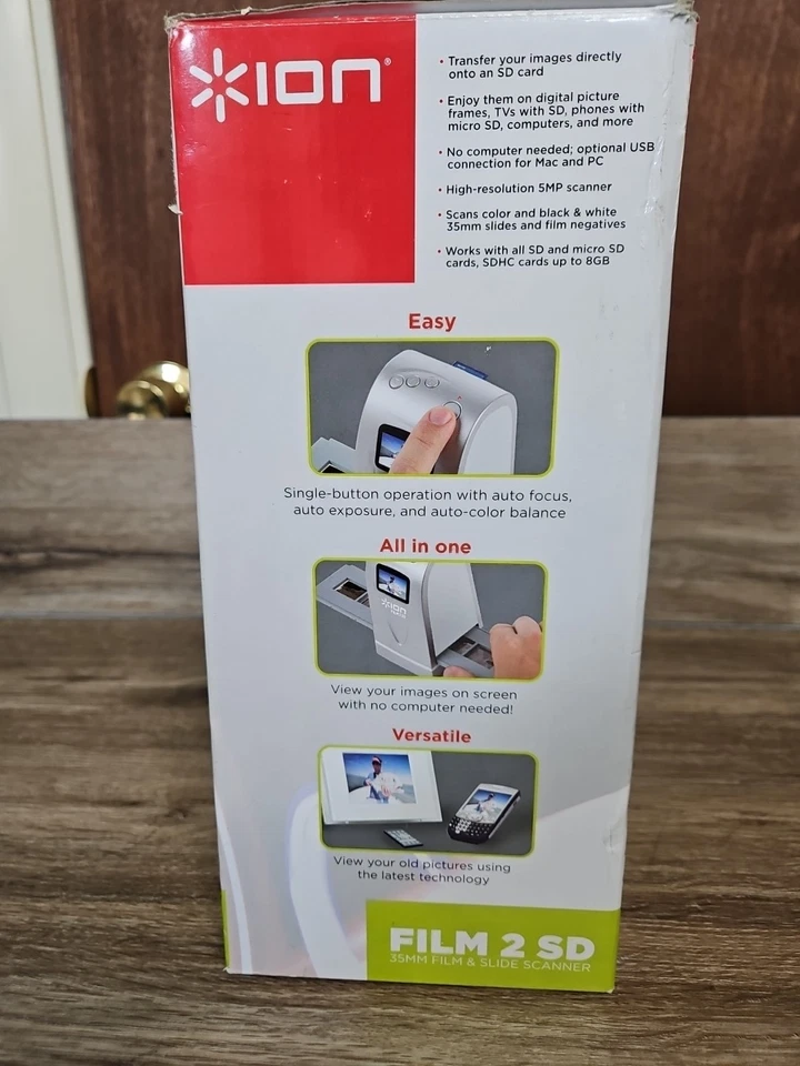 ION FILM2SDMK2 5 MP Sensor Film 2 SD 35MM Film & Slide Scanner - Image 3 of 4