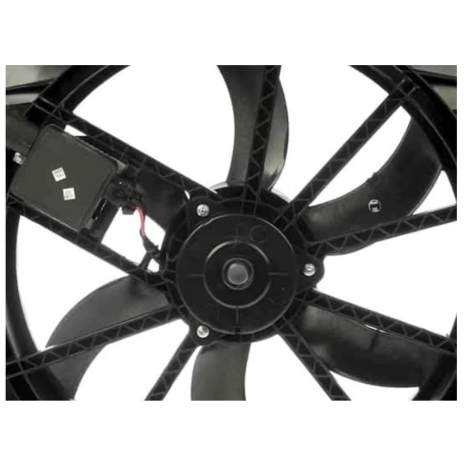 Ventilador de radiador para Lincoln Town Car 2006-2011 | Plástico | Tipo de motor cepillado negro Foto 2 de 4