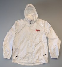 Image of The North End Core 365 Coors Light Rain Jacket Medium White Full Zip Hooded NWOT