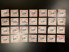 28- Used US Off Paper # 4806a Inverted Jenny Bi-Plane $2. "Ink Chipping". Read