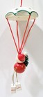 Erzgebirge Style Italy Santa Claus Parachute Tree Gift Wooden Wood Vntg Ornament — photo 4