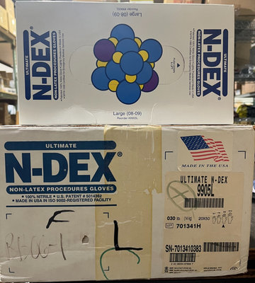 #ad 20 BOXES 6 MIL Disposable Painting Food Prep House Cleaning NITRILE Gloves LARGE $49.95