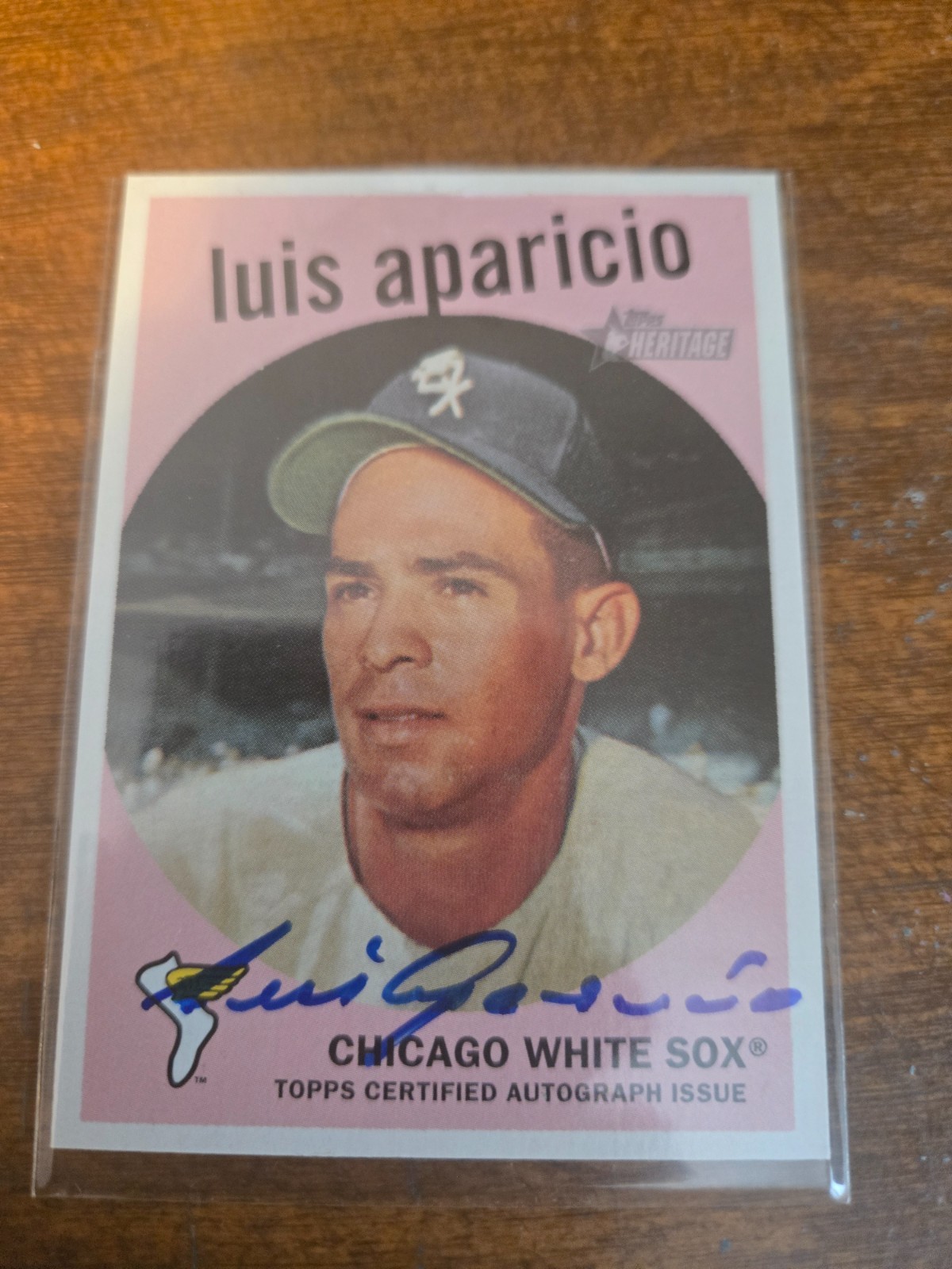 Luis Aparicio 2008 Topps Heritage Real One Autograph
