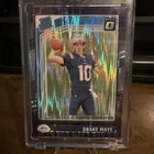 2024 Panini Donruss Optic - Rated Rookie Drake Maye #229 Purple Shock Prizm (RC)