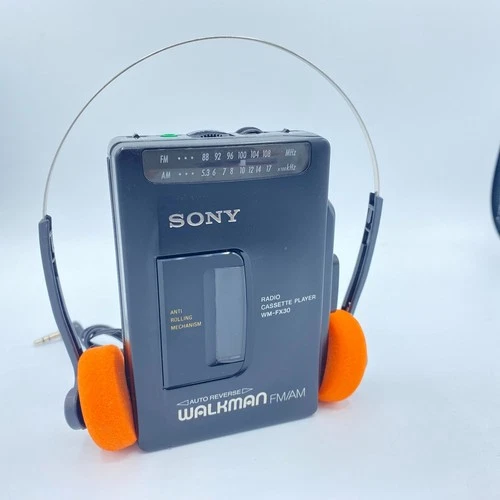 Sony Walkman WM-FX30 AM/FM Cassette Player w/ Auto Reverse - Reconditioned!