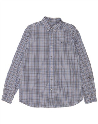 Vineyard Vines Herren Hemd Classic Fit mittelblau kariert Nylon VI08
