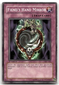 Fiend's Hand Mirror IOC-102 1st Edition Invasion of Chaos Yu-Gi-Oh Common