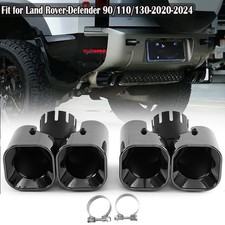 For 20202024 Defender 90 110 130 3.0l Rear Bumper Exhaust Muffler Tips Pipes Us