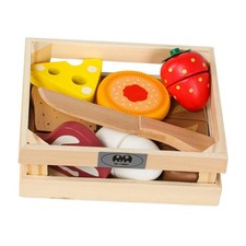 Kids Kitchen Set Wooden Play Food Sets Wooden Classic Game for Baby Girls Boys