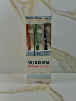 TOOTHBRUSH SOFT ULTIMATE PLAQUE REMOVAL, WISDOM ENGLAND, BOX OF 12 UNITS ADULT3P