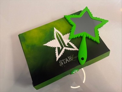 Jeffree Star Cosmetics Hand Mirror   Green Chrome Leaf
