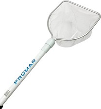 Promar Deluxe Bait Well Net PVC Handle w/Clear Mono Netting