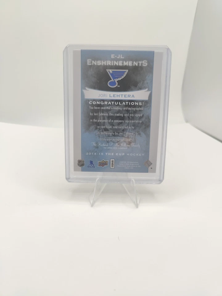 2014-15 Upper Deck The Cup - Enshrinements #E-JL Jori Lehtera 89/99 (AU, RC) - Image 2 of 2