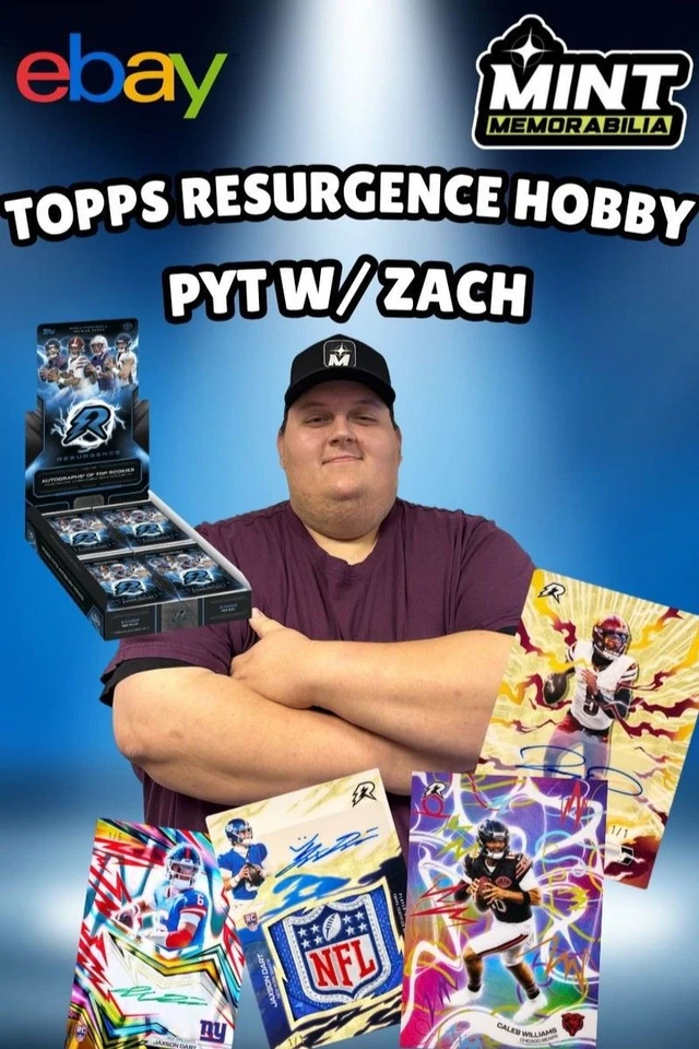 2025 TOPPS RESURGANCE HOBBY BOXES PYT WITH ZACH
