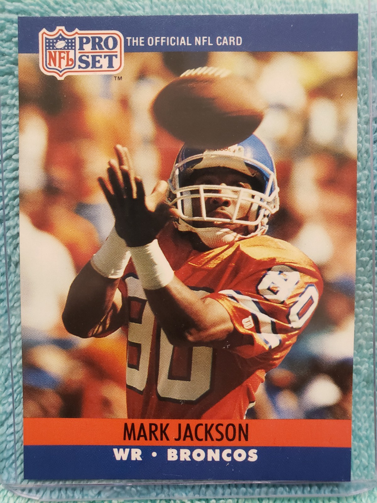1990 PRO SET MARK JACKSON #486 DENVER BRONCOS 