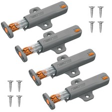 4 Pack Push to Open Door Catches, Self Closing Push Latch, Heavy Duty Push Door