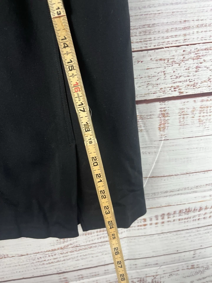 Ivanka Trump Pencil Skirt  Women’s Medium Black Front Slit Business Work Dressy - Image 4 of 4