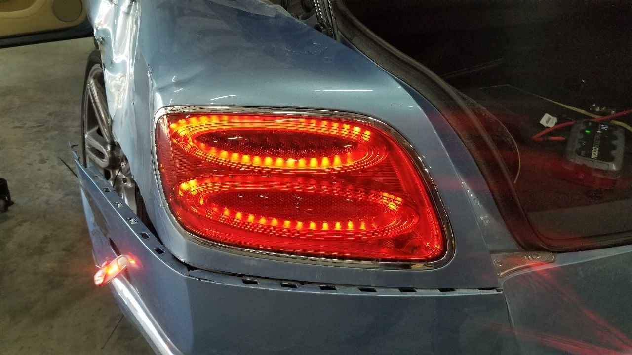 16 BENTLEY CONTINENTAL GTC TAIL LIGHT LAMP ASSEMBLY LEFT DRIVER 3W3945095AE