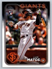 2024 Topps #28 Luis Matos RC - San Francisco Giants