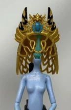 Monster High Winter Howliday Cleo de Nile Doll Outfit Gold Snake Headdress Crown
