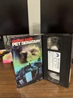 Stephen King Pet Sematary VHS 1989 Horror Paramount Mary Lambert Denise Crosby