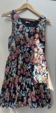 Joe Browns Floral Slip Dress Navy/Multi UK Size 14