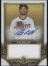 2022 Topps Triple Threads Alex Kirilloff Jumbo Patch Auto /99 Twins #ASJR-AK