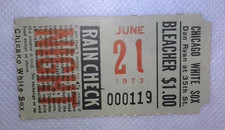 1973 Chicago White Sox Ticket Stub June 21 vs Oakland Athletics A's Dynasty
