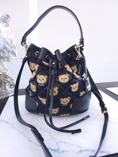 Moschino Borsa a secchiello trapuntata orsacchiotto donna Jermey Scotts 'Pronta da portare' 2015