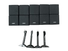 Bose Cube Speakers Dual Double Acoustimass Lifestyle Mountable Surround 5