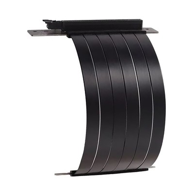 Black 20cm 90 degree PCIE 16X 3.0 Riser Cable Graphics Card Extension Cable