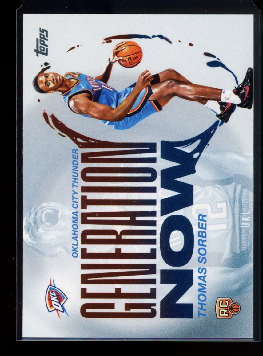 2025-26 Topps #GN-15 Thomas Sorber Generation Now