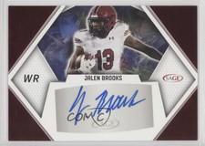 2023 SAGE High Series Auto Red Jalen Brooks #A-JB3 Auto 2b2