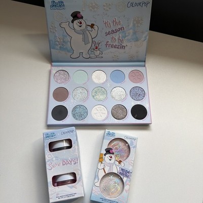 New Colourpop X Frosty The Snowman 3 Pc Set Collection