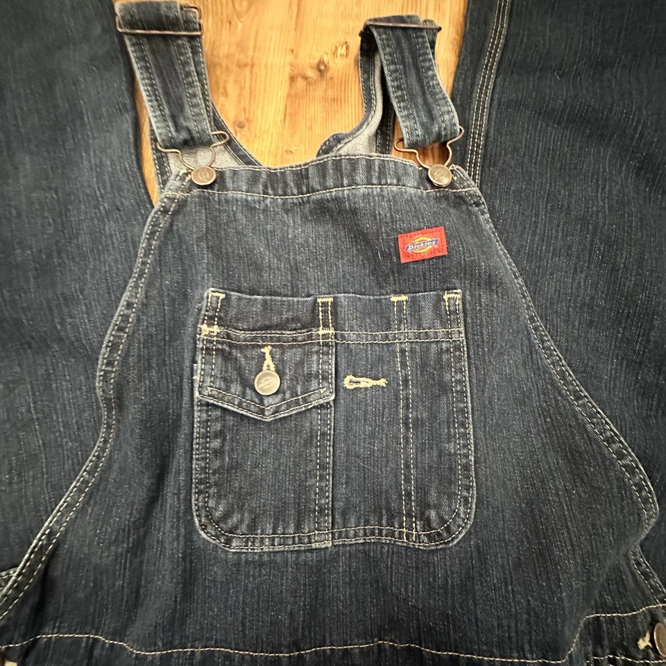 Dickies мужской джинсовой ткани нагрудники плотник джинсы комбинезон регулируемые ремни размер Sm Reg - Изображение 4 из 4
