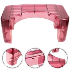  Poop Step Stool for Adults Enhanced Squatting Toilet Footed Plastic Home