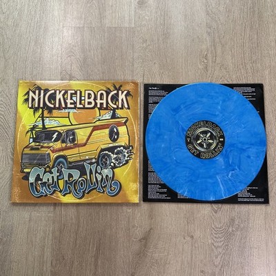 Nickelback Get Rollin Blue & White Galaxy Vinyl Record Album France 2022
