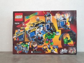 LEGO 76018 Marvel Super Heroes Hulk Lab Smash Retired NEW SEALED