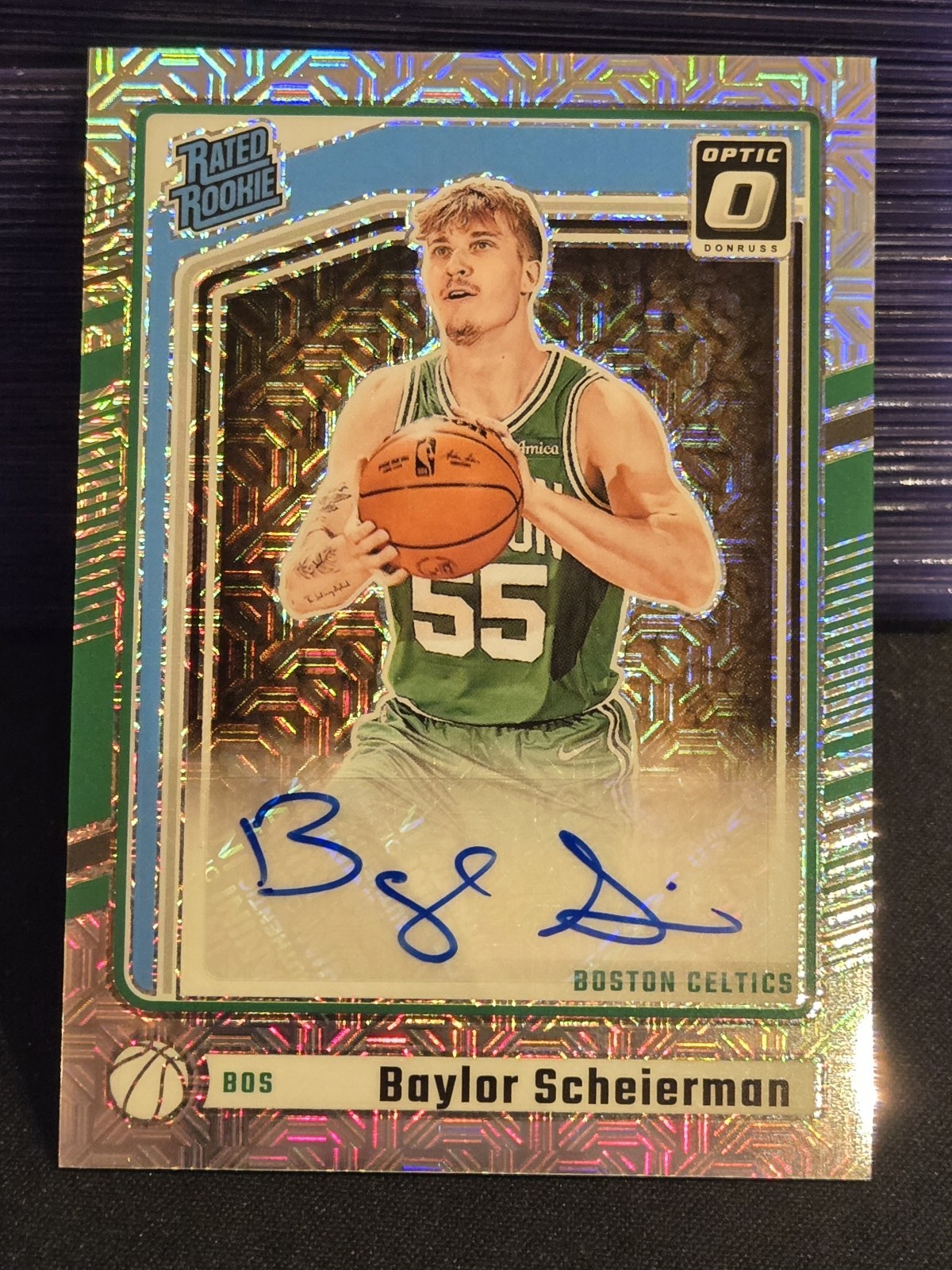 2024-25 Panini Donruss Optic Choice Prizm Baylor Scheierman #310 Rookie Auto RC
