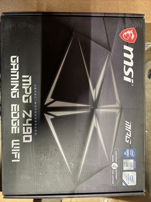 MSI MPG Z490 Gaming Edge WiFi ATX Motherboard LGA1200 DDR4 Intel Gaming