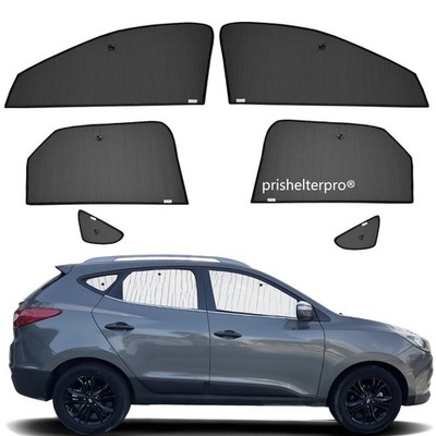 Fit For Hyundai Tucson 10-15 Rest Side Window Black Silver Camp Privacy Sunshade