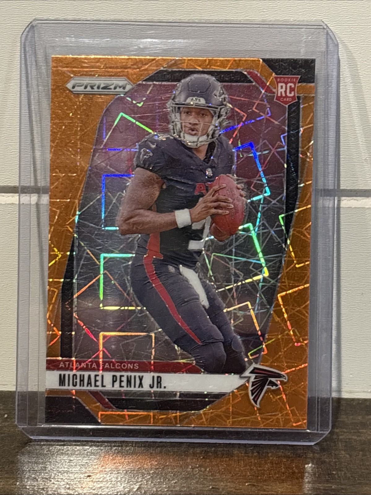 2024 Panini Prizm - Rookies Michael Penix Jr. #378 Lazer Prizm (RC)