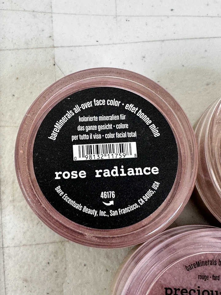 bareMinerals Discontinued All-Over Face Color Precious Blush Radiance Lot Of 3 - Image 3 of 4