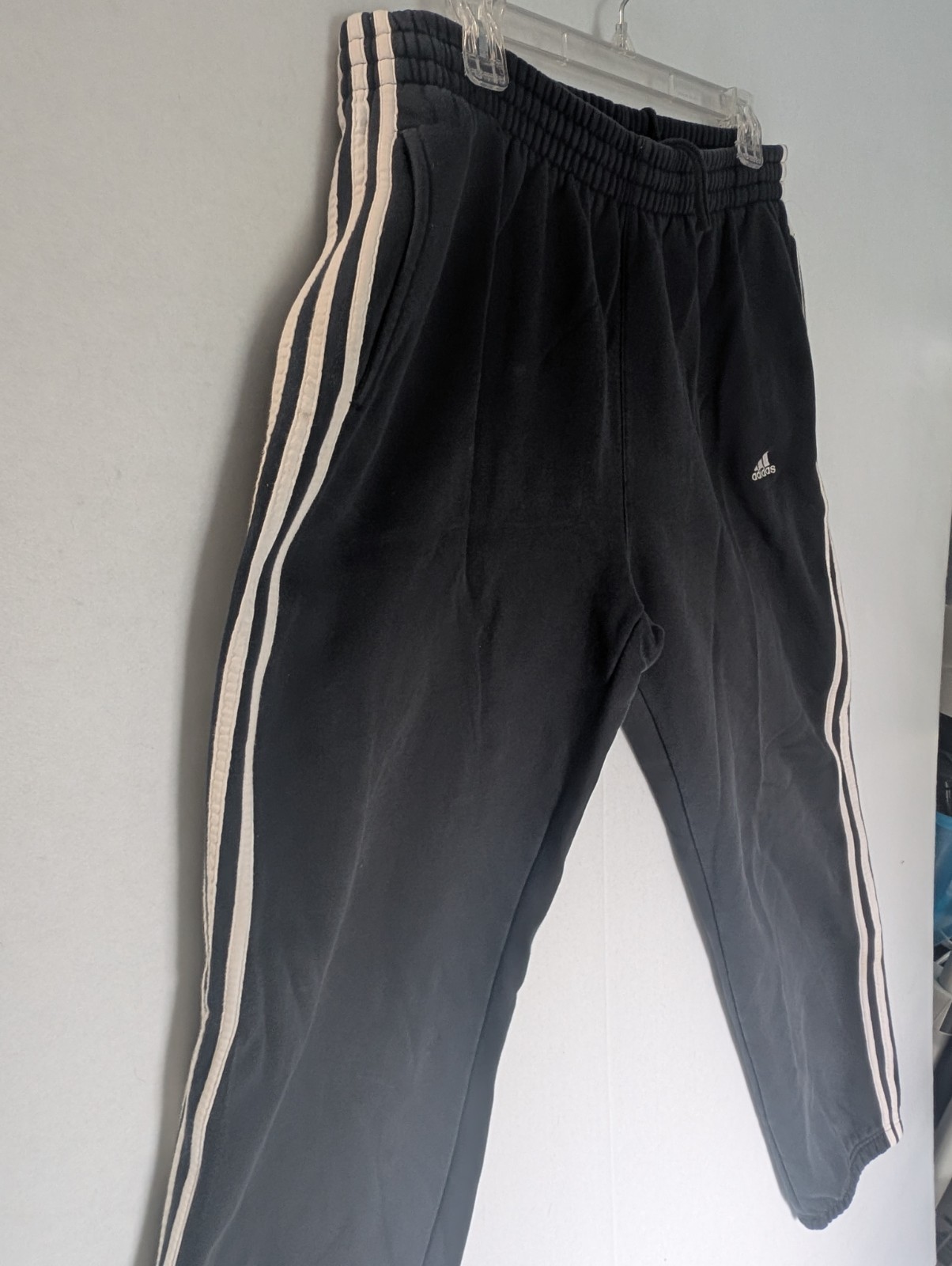 Vintage Adidas Track Pants Mens XL Navy Soccer Y2K 2004 Drawstring Rare image 9