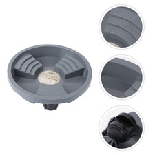 1pz Supporto per Fioriera Mobile in Plastica Rolling Planter Pallet (Grigio)