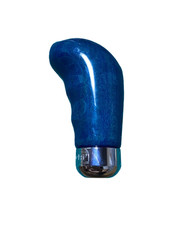 Omp Blue Wood Style Manual Shift Knob Racing 86 Toyota Mazda Honda Nissan 5mt 6m