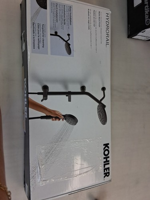 #ad #ad Kohler Hydrorail R38001 G BL 3 in 1 Multifunction Shower System Matte Black $95.54