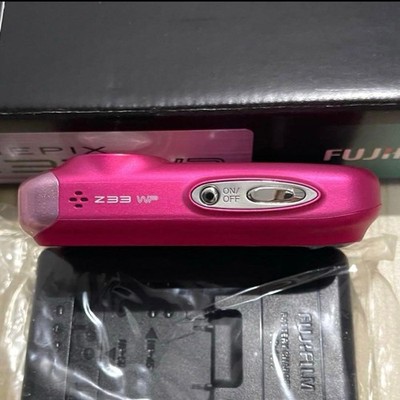 FUJIFILM FinePix Z33 WP Pink Waterproof Digital Camera with Box