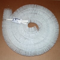 Genuine Hedgehog Gutter Brush Leaf Guard - 100mm White 4m Length X 4 = 16m Genuine Hedgehog Gutter Brush Leaf Guard - 100mm White 4m Length X 4 = 16m