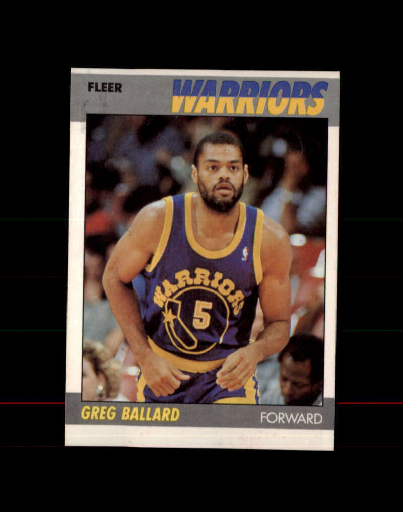 1987 Fleer Basketball #007 Greg Ballard STARX 6 EX/MT  CS96857